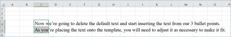 How To Paste Multiple Cell Values Into One Cell